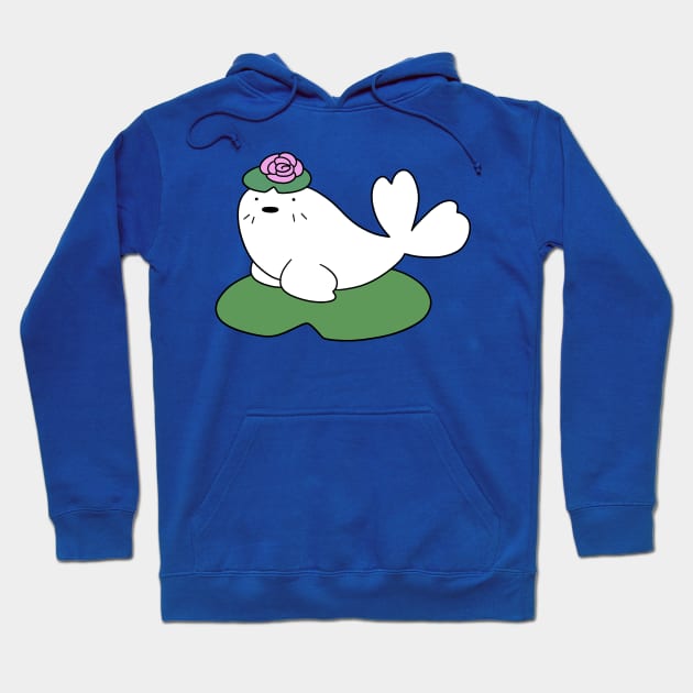 Lilypad Baby Harp Seal Hoodie by saradaboru